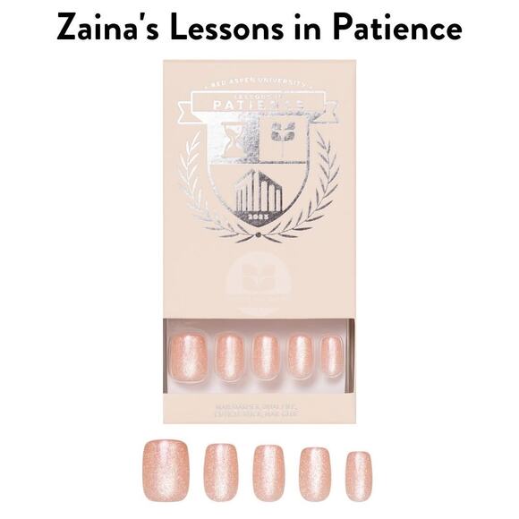 Red Aspen Zainas lessons in patience Acrylic Nail Dashes - Picture 3 of 4